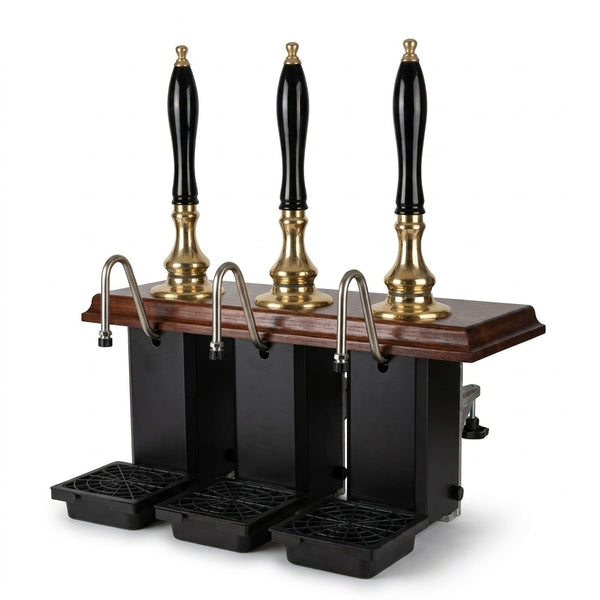 Aston 3-Pull Clamp-On Beer Engine โ Triple Cask Ale Handpull