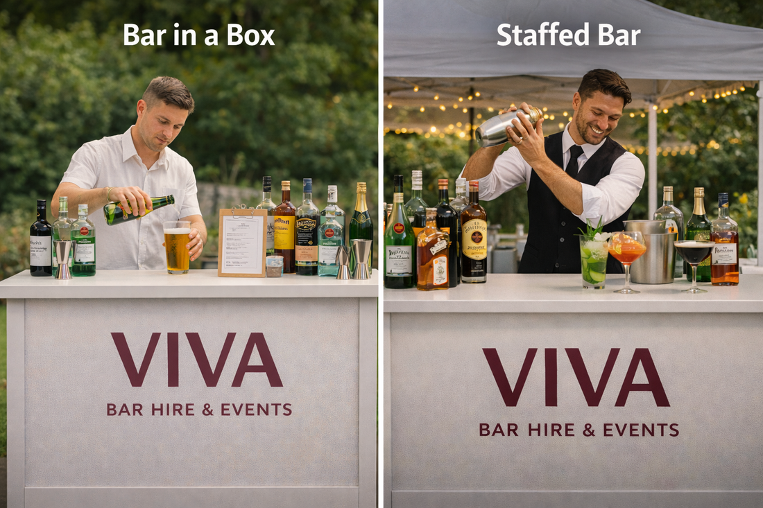 Bar in a Box vs Staffed Bar – Which Is Right for Your Event?