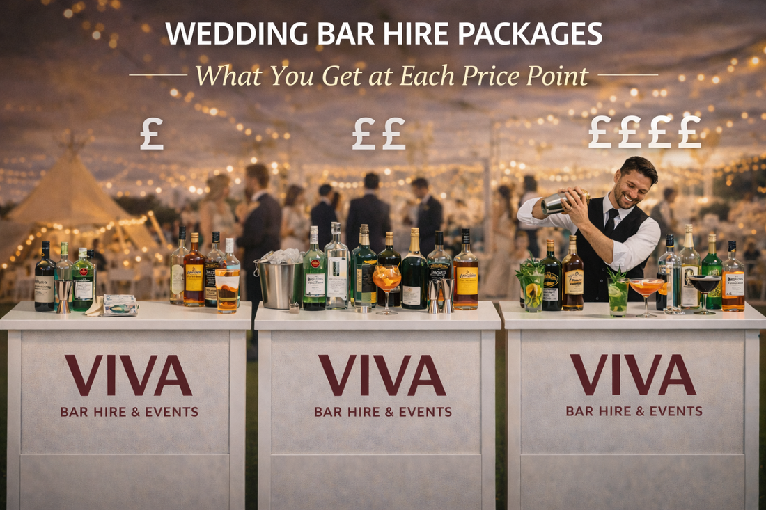 Wedding Bar Hire Packages – What You Get at Each Price Point