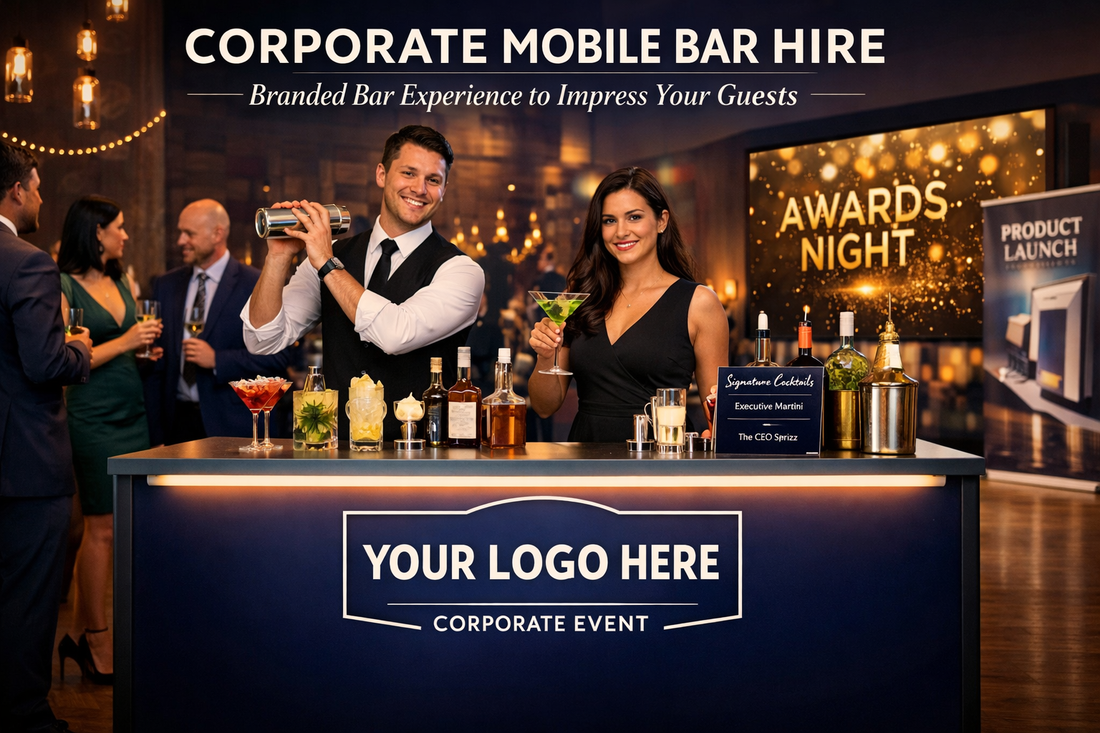 Corporate Mobile Bar Hire – Impress Guests with a Branded Bar Experience