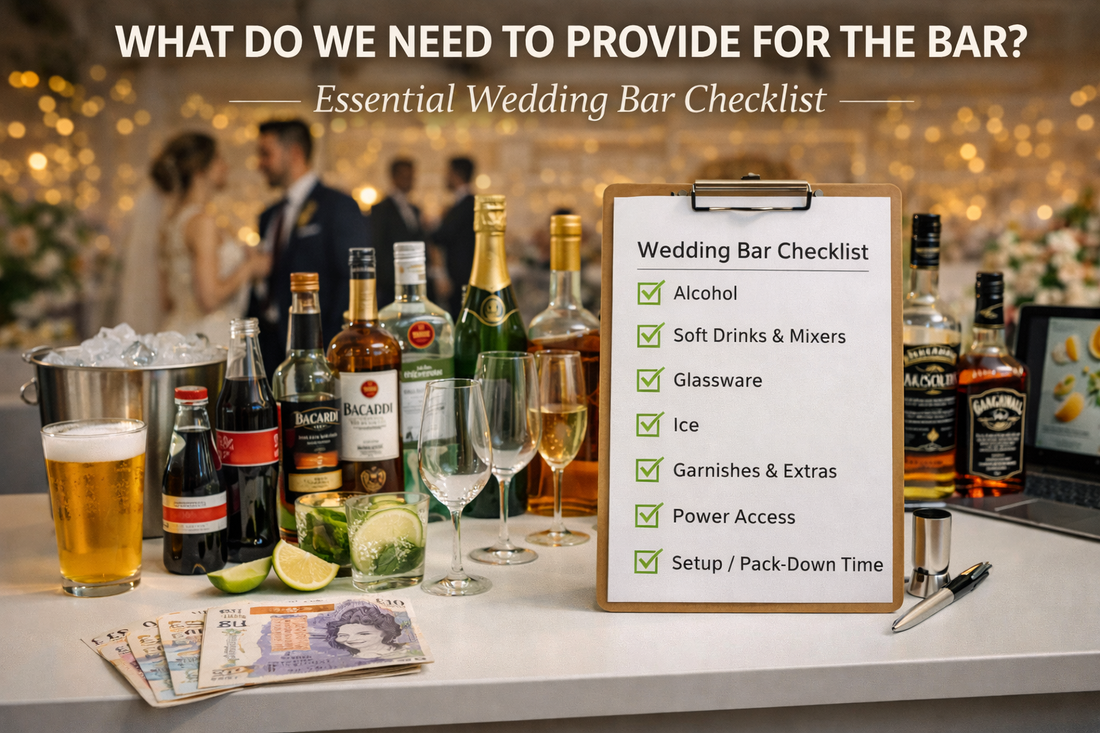 What Do We Need to Provide for the Bar? Essential Wedding Bar Checklist