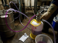 Pipeline Purple Professional Beer Line Cleaning Powder (10 Sachets) in use