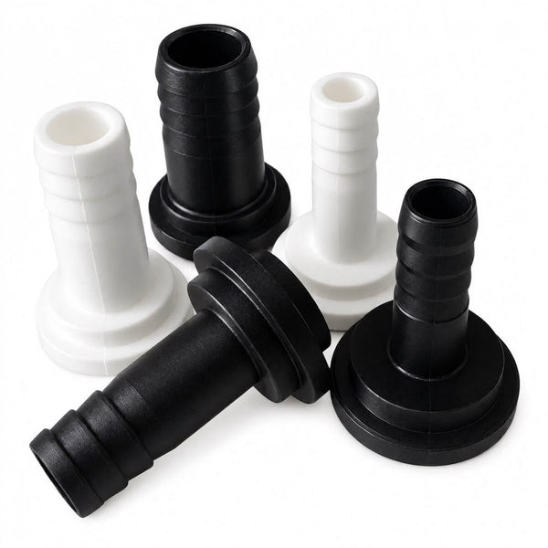 Plastic Cask Tails – 3/4" BSP, L & Y Thread Options