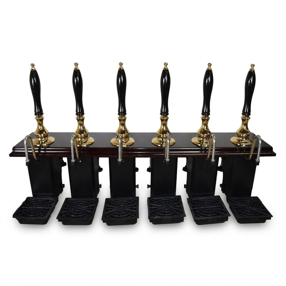 Aston 6-Pull Clamp-On Beer Engine – Six Cask Ale Handpulls
