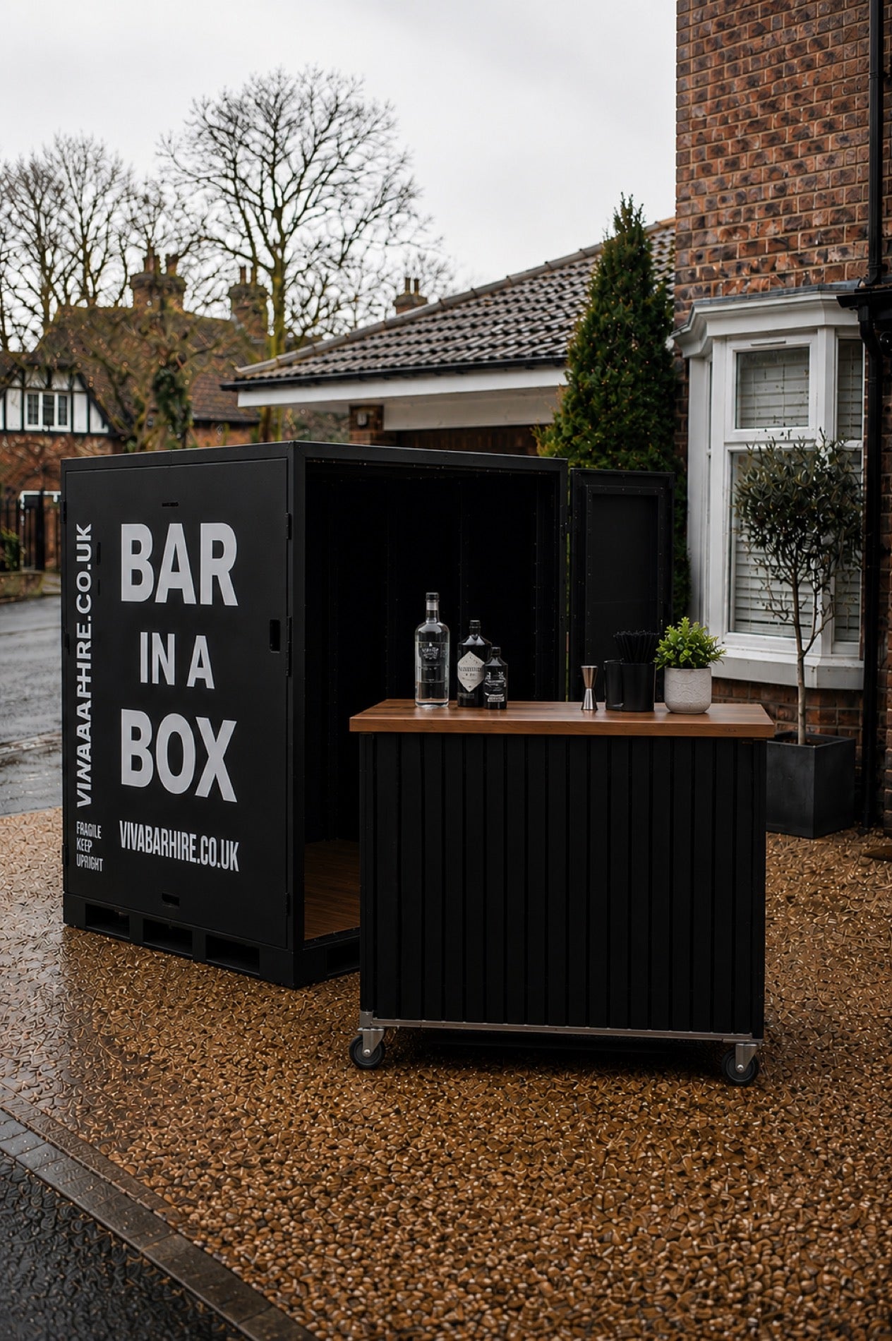 Bar in a Box — the flagship VIVA self-contained mobile bar system