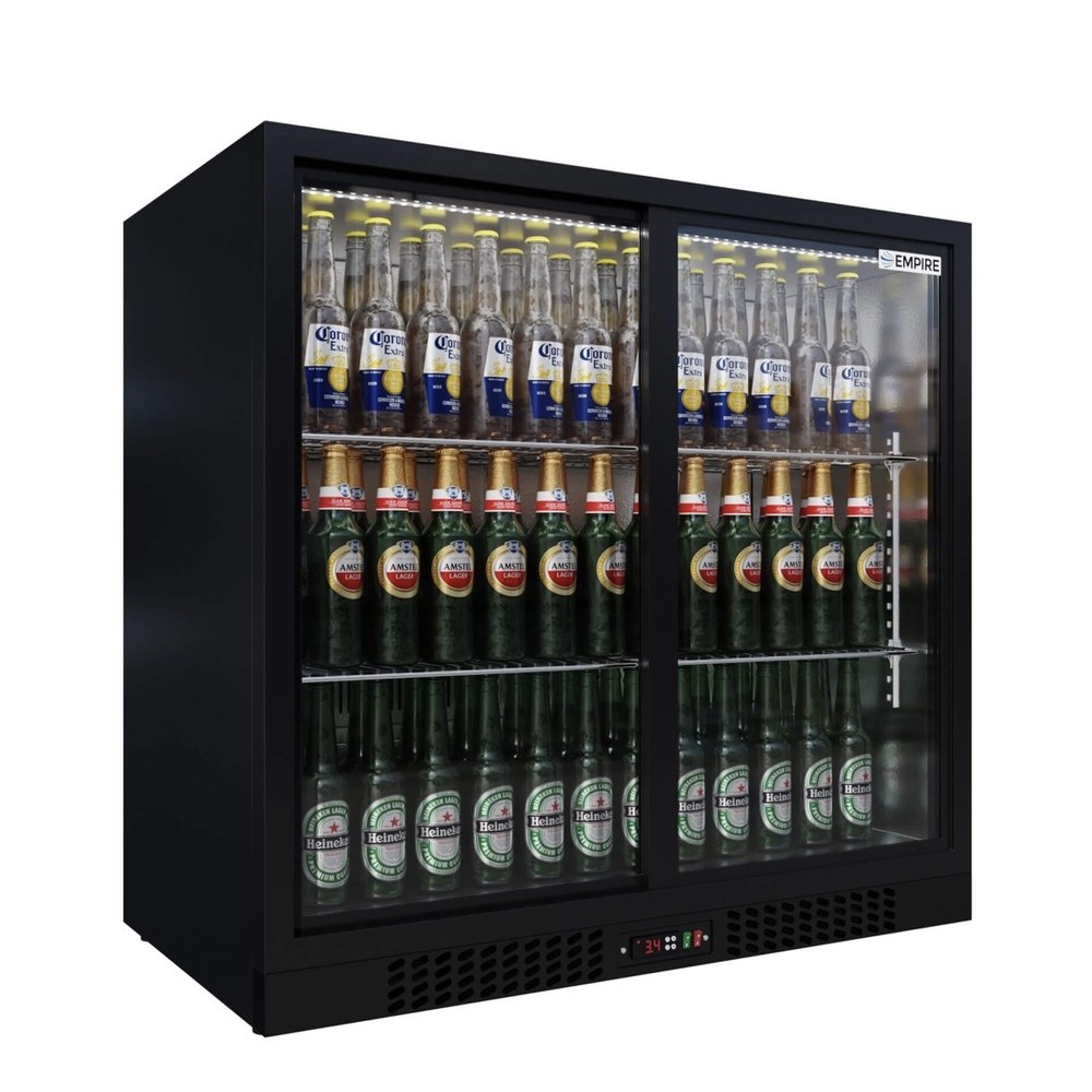 Commercial under-counter bottle cooler for event hire