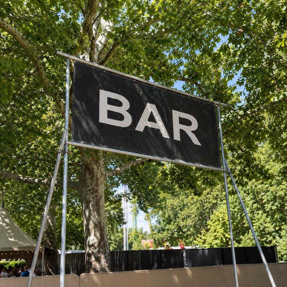 Large BAR event signage and gantry