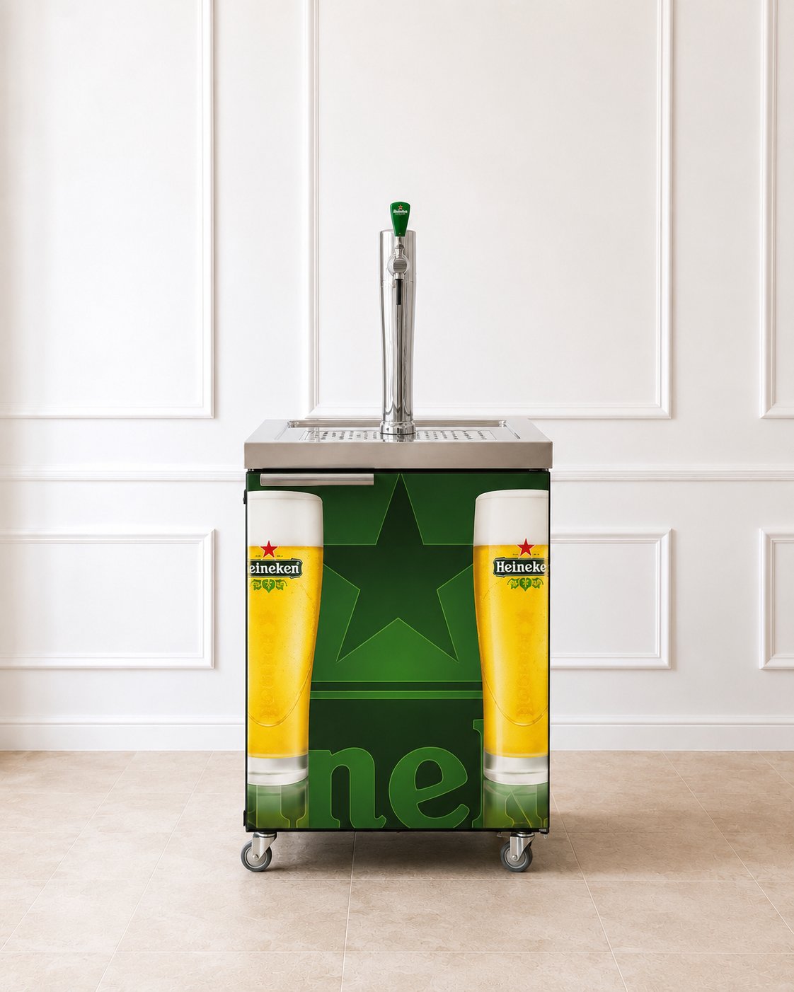 The Heineken mobile draught bar hire