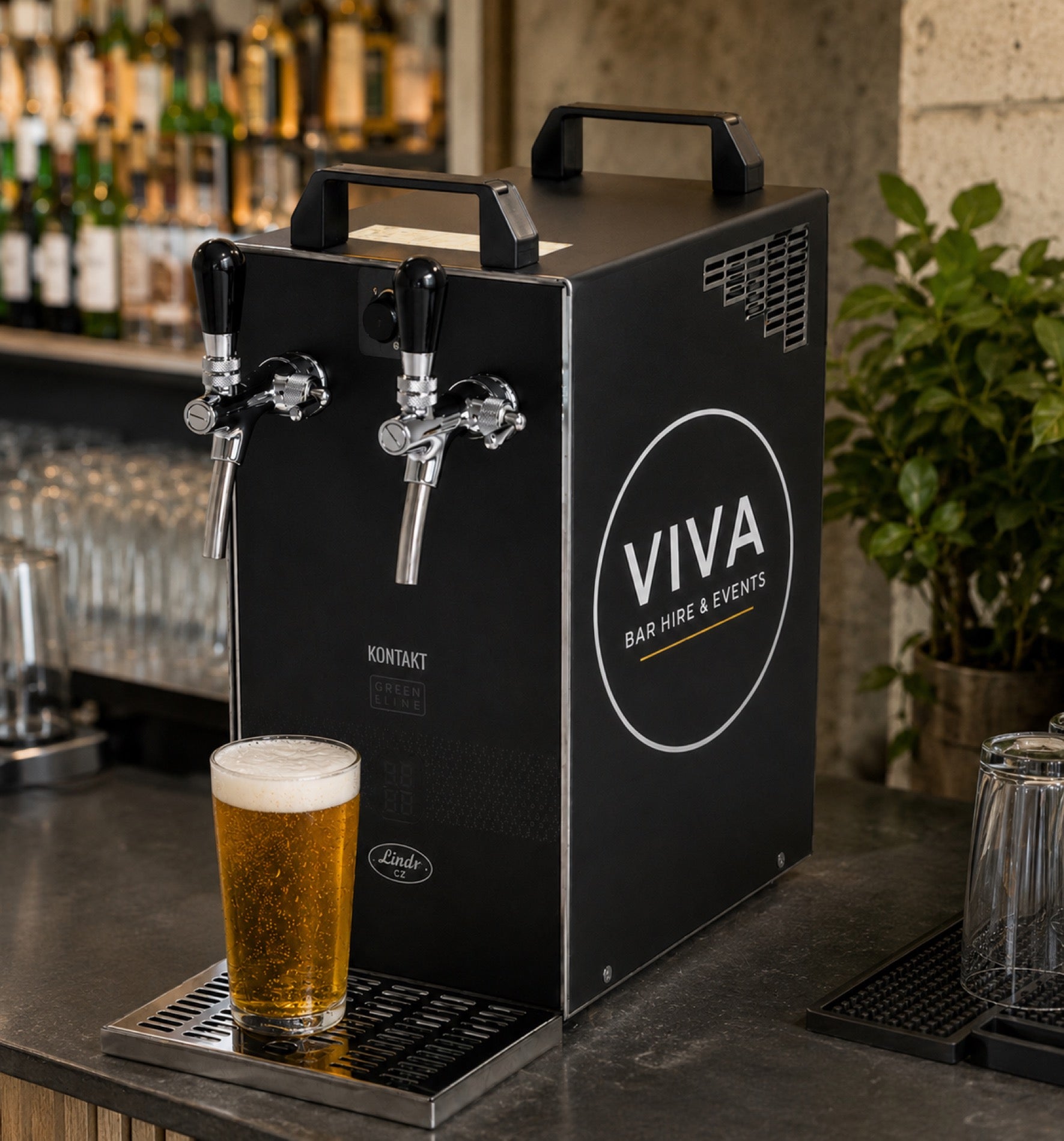 VIVA Tap Unit dispensing draught beer